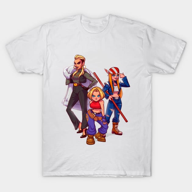 The Queen Of Fighters Special Team T-Shirt by BrunoMota